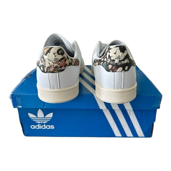 Adidas Original Stan Smith Butterfly Women’s Athletic Shoe Size 7 White NIB - Picture 6 of 11